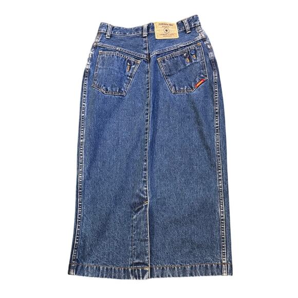 Vintage JORDACHE Basics High Waist Denim Skirt - Size S/10 - Picture 3 of 7